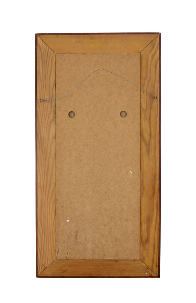Swedish Mid Century Shaped Wall Mirror — image 2