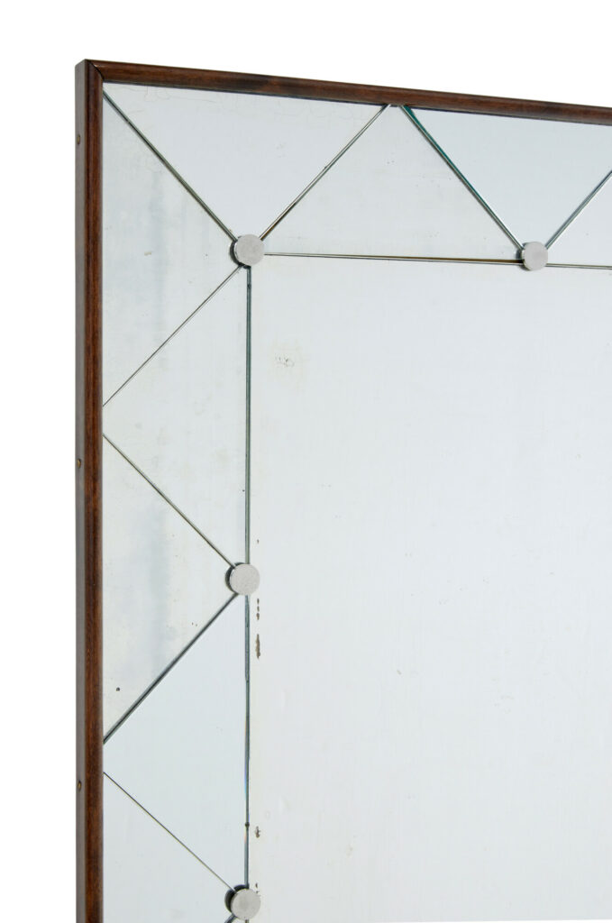 Large Swedish Mid Century Tall Dressing Mirror — image 4