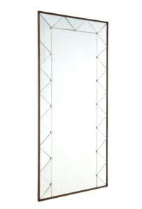 Large Swedish Mid Century Tall Dressing Mirror — thumbnail 1