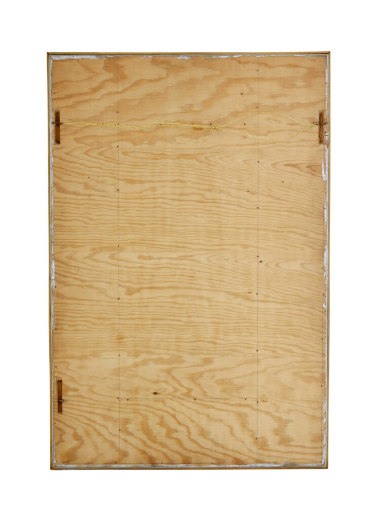 Swedish Mid Century Beech Wall Mirror — image 2