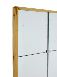 Swedish Mid Century Beech Wall Mirror — thumbnail 3
