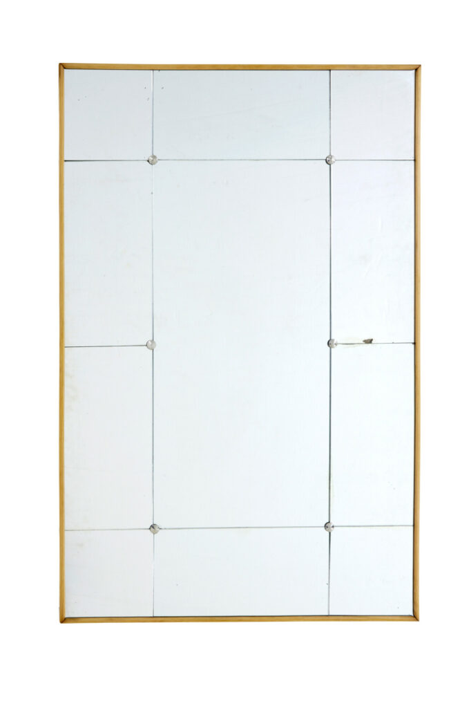 Swedish Mid Century Beech Wall Mirror
