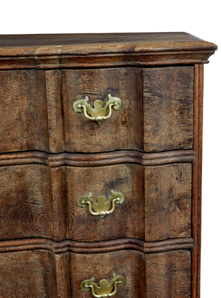 Large 19th Century Baroque Revival Danish Oak Chest of Drawers — image 2