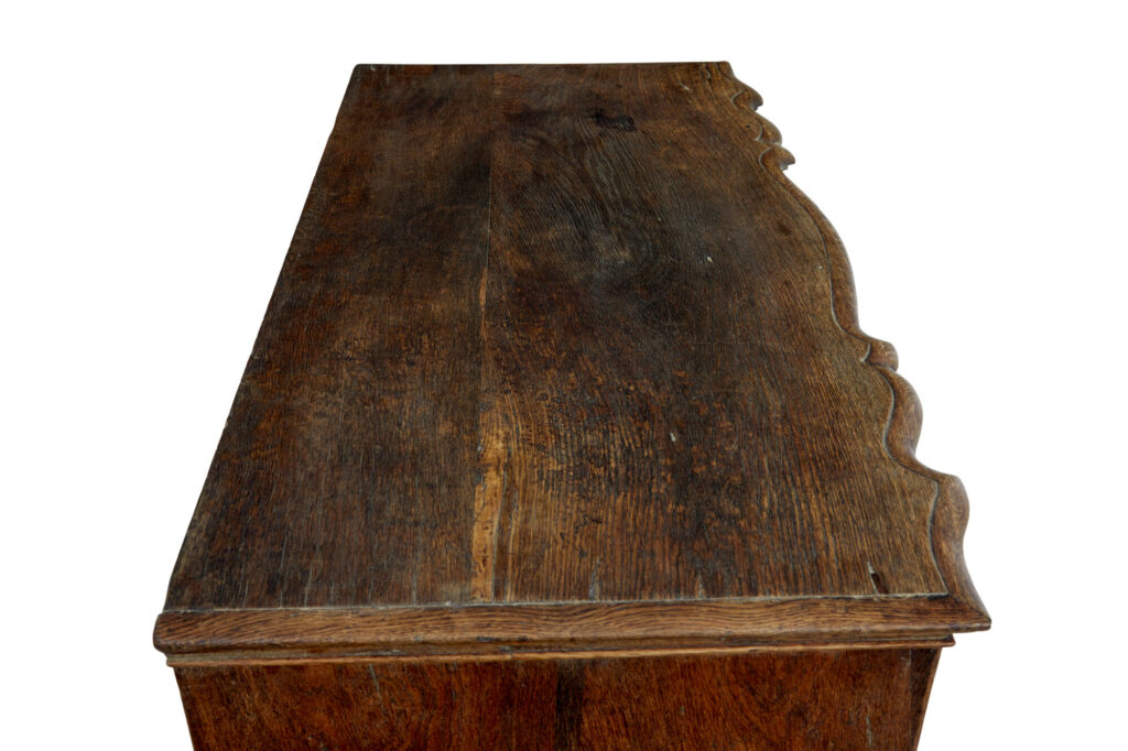 Large 19th Century Baroque Revival Danish Oak Chest of Drawers — image 4
