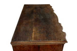 Large 19th Century Baroque Revival Danish Oak Chest of Drawers — thumbnail 4