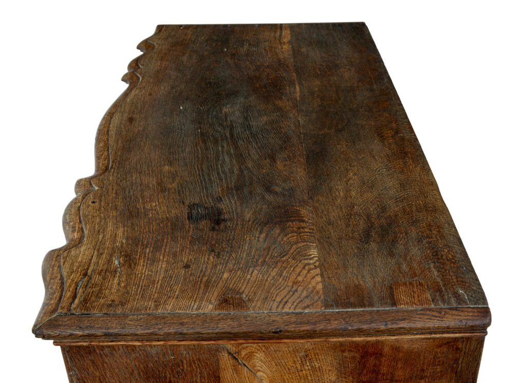 Large 19th Century Baroque Revival Danish Oak Chest of Drawers — image 3