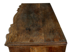 Large 19th Century Baroque Revival Danish Oak Chest of Drawers — thumbnail 3
