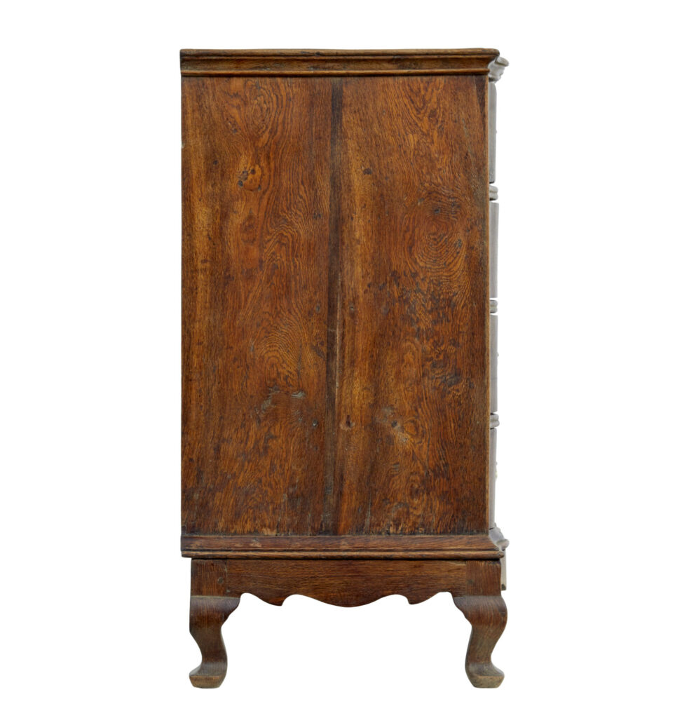 Large 19th Century Baroque Revival Danish Oak Chest of Drawers — image 5