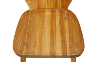 Set of 8 Scandinavian Mid Century Pine Dining Chairs — thumbnail 2