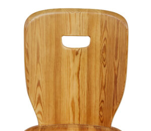 Set of 8 Scandinavian Mid Century Pine Dining Chairs — thumbnail 3