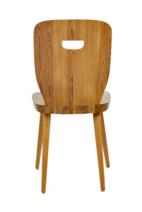 Set of 8 Scandinavian Mid Century Pine Dining Chairs — thumbnail 4