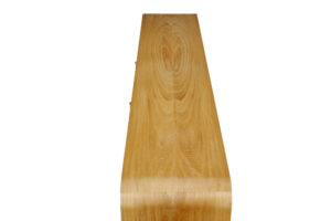 Elm Mid 20th Century Scandinavian Low Open Bookcase — thumbnail 7