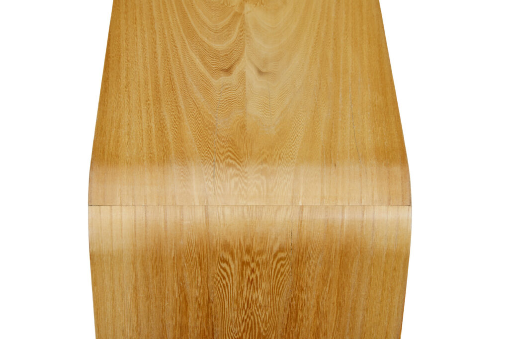 Elm Mid 20th Century Scandinavian Low Open Bookcase — image 8