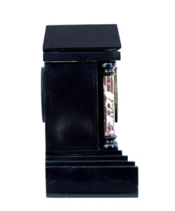 19th Century Victorian Black Marble Mantle Clock — thumbnail 6
