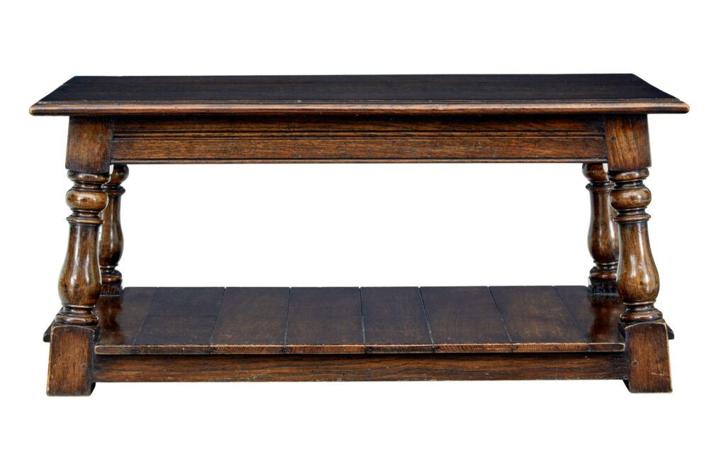 English Made Country Oak Coffee Table — image 6