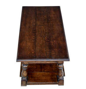 English Made Country Oak Coffee Table — thumbnail 4