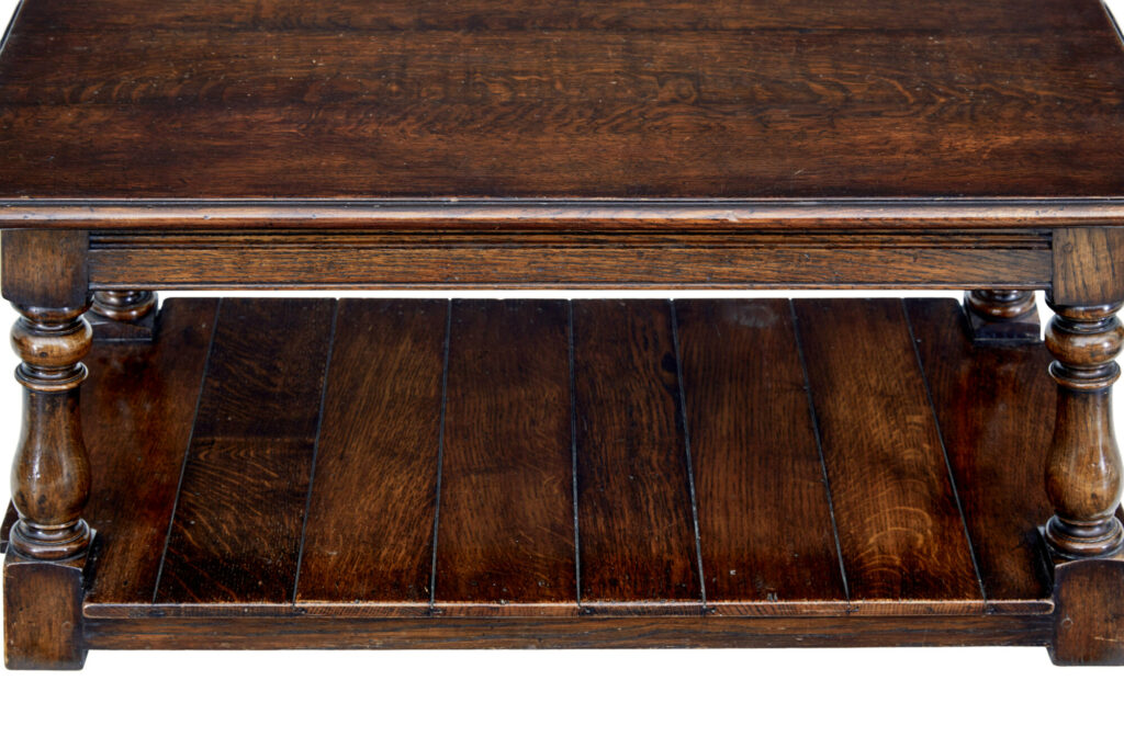 English Made Country Oak Coffee Table — image 3