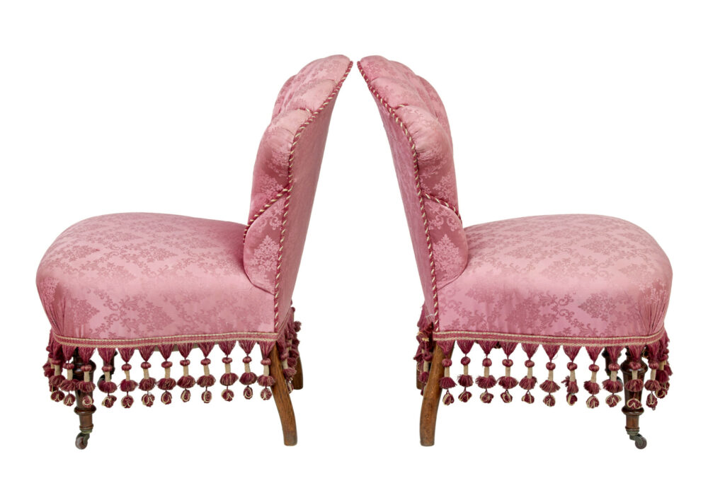 3 Piece Art Deco Shell Back Salon Suite — image 5