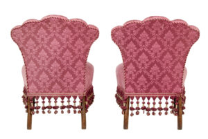3 Piece Art Deco Shell Back Salon Suite — thumbnail 4