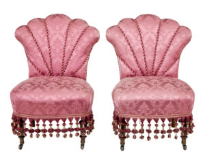3 Piece Art Deco Shell Back Salon Suite — thumbnail 6