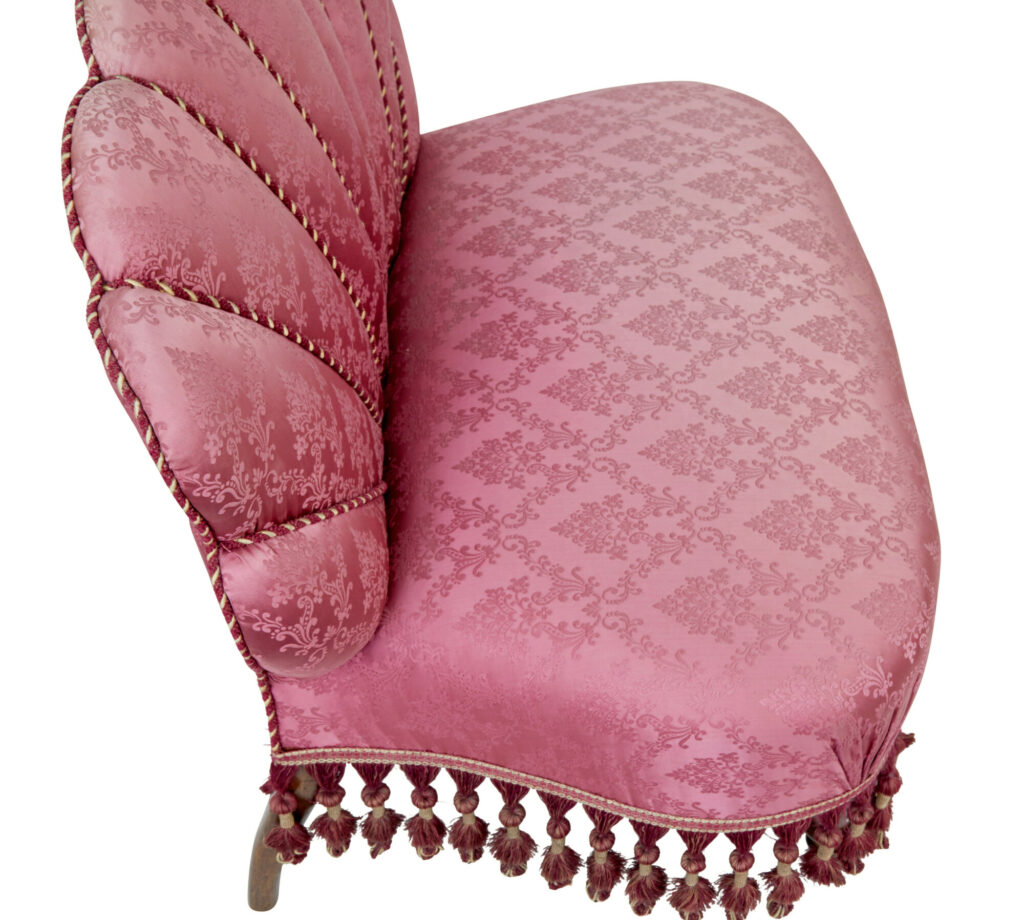 3 Piece Art Deco Shell Back Salon Suite — image 7