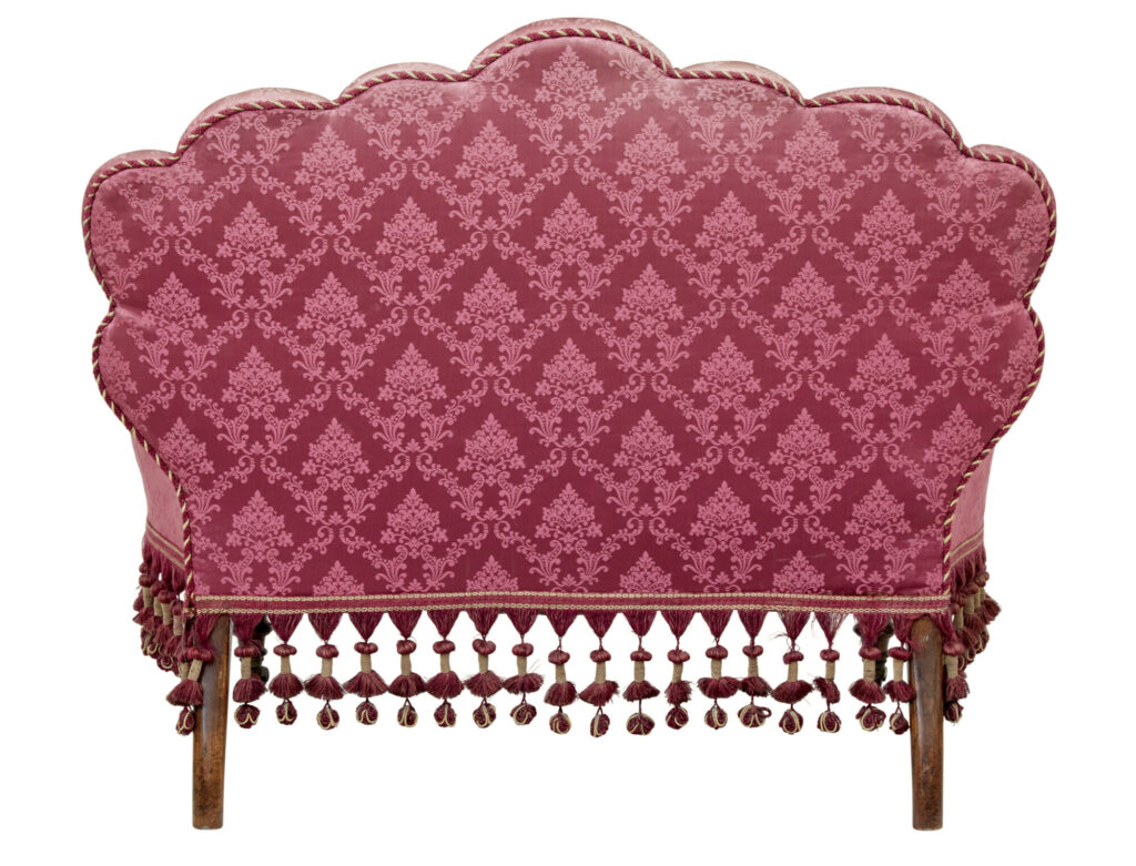 3 Piece Art Deco Shell Back Salon Suite — image 8