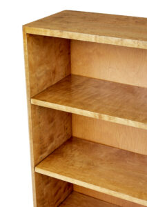 Mid Century Swedish Birch Open Bookcase — thumbnail 2