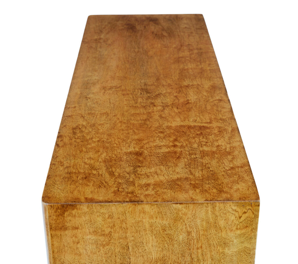 Mid Century Swedish Birch Open Bookcase — image 3