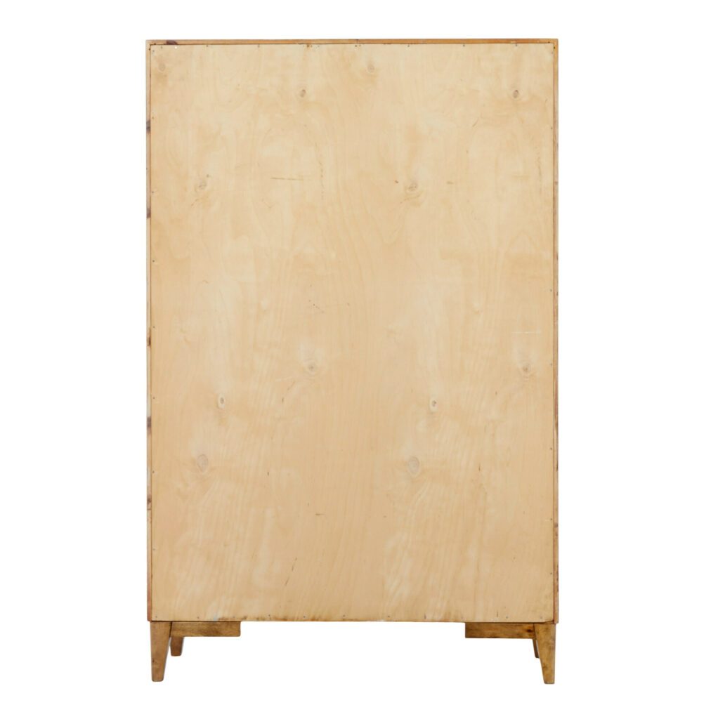 Mid Century Swedish Birch Open Bookcase — image 5