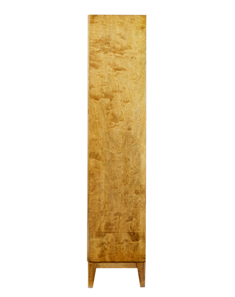 Mid Century Swedish Birch Open Bookcase — image 7