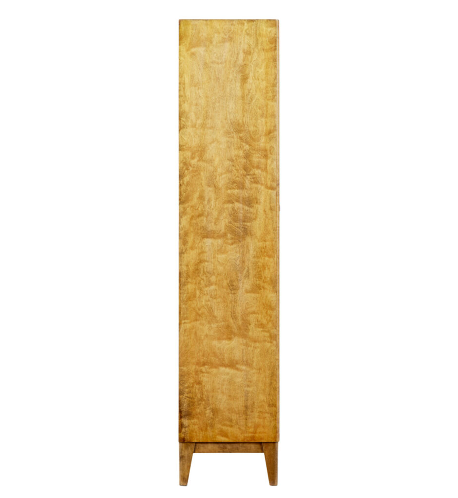 Mid Century Swedish Birch Open Bookcase — image 6