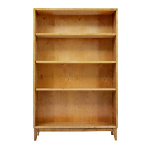 Mid Century Swedish Birch Open Bookcase — thumbnail 8