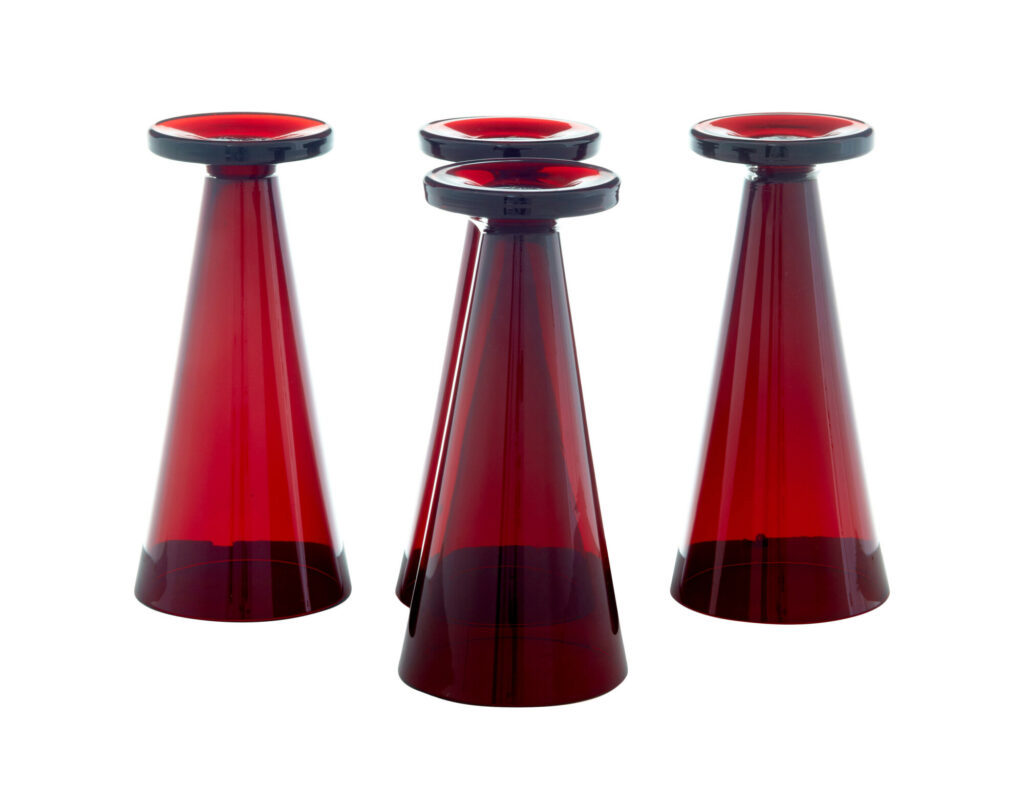 Set of 4 1950's Scandinavian Glasses by Monica Bratt — image 4