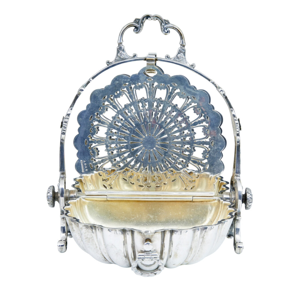 19th Century Silver Plated Decorative Bun Warmer — image 6