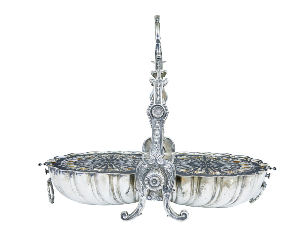 19th Century Silver Plated Decorative Bun Warmer — image 8