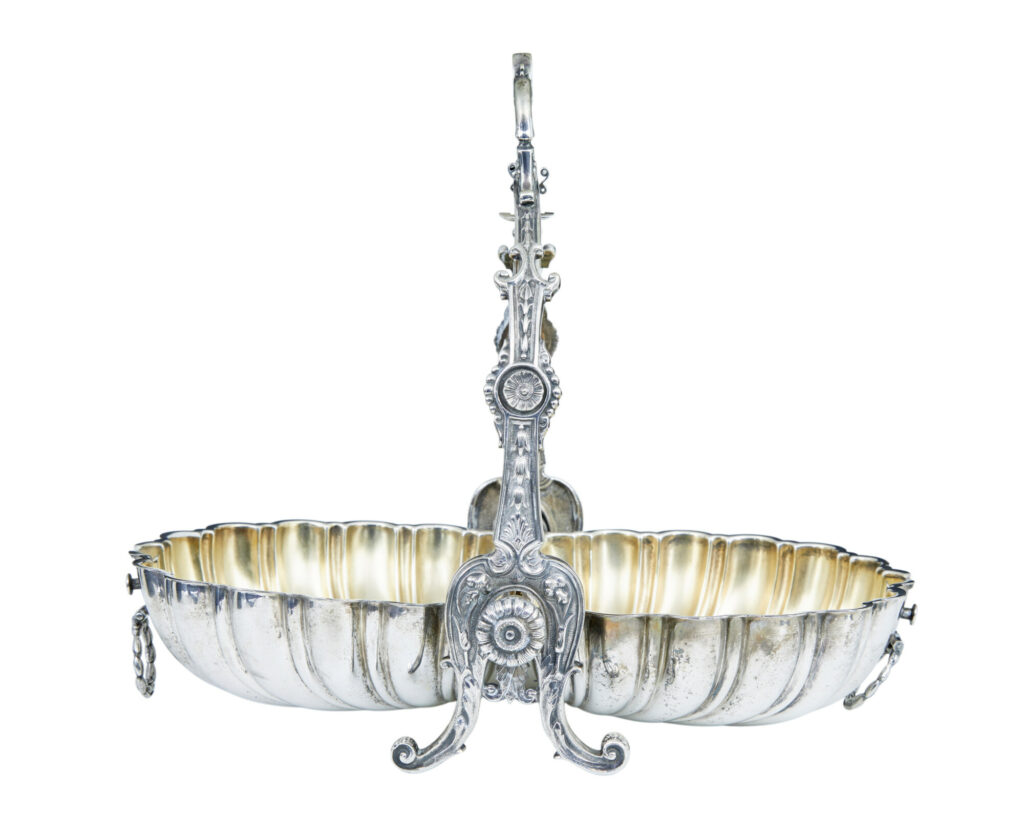 19th Century Silver Plated Decorative Bun Warmer — image 7