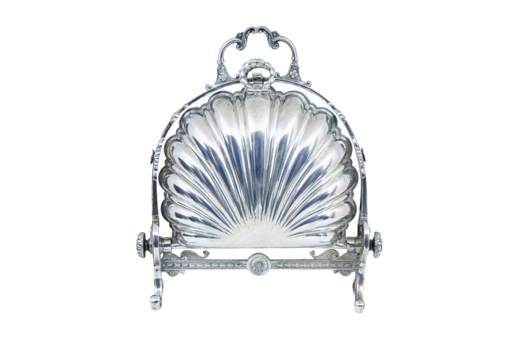19th Century Silver Plated Decorative Bun Warmer — image 10