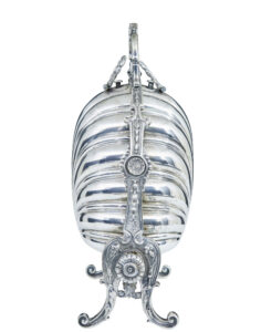 19th Century Silver Plated Decorative Bun Warmer — thumbnail 11