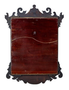 Late 19th Century American Sheraton Revival Walnut Mirror — thumbnail 2
