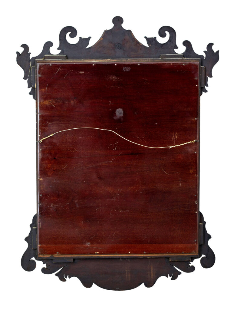 Late 19th Century American Sheraton Revival Walnut Mirror — image 2