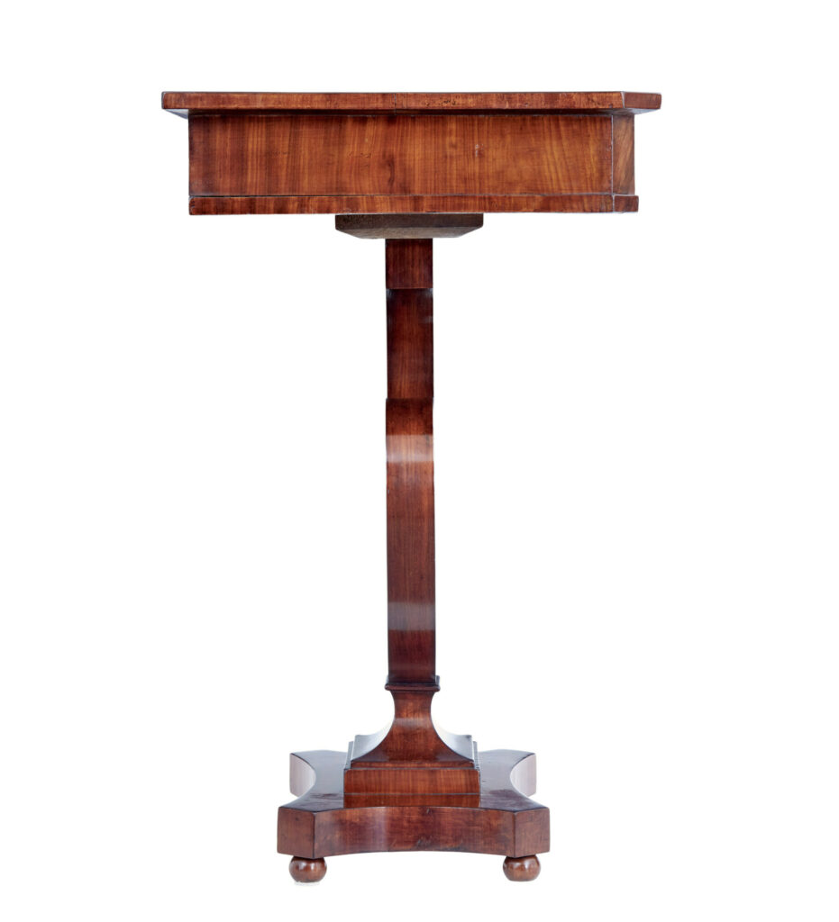 19th Century Empire Revival Mahogany Side Table — image 4