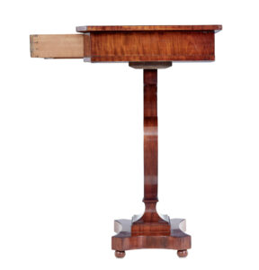 19th Century Empire Revival Mahogany Side Table — thumbnail 6