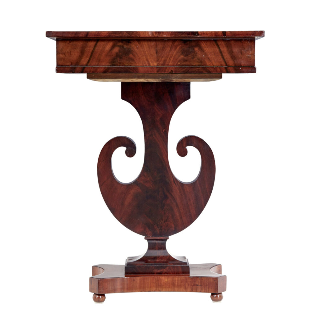 19th Century Empire Revival Mahogany Side Table — image 5