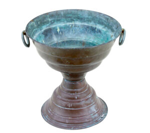 Large 19th Century Italian Copper Tazza — thumbnail 7