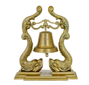 19th Century Victorian Brass Decorative Dinner Bell — thumbnail 4