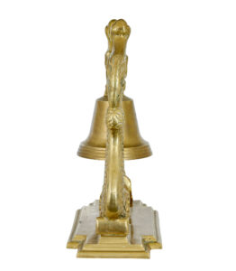 19th Century Victorian Brass Decorative Dinner Bell — thumbnail 3