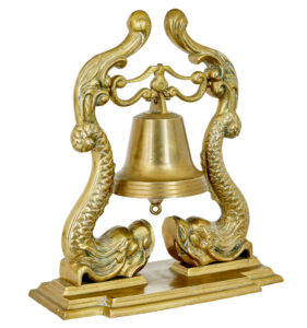 19th Century Victorian Brass Decorative Dinner Bell — thumbnail 6