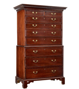 18th Century Georgian Mahogany Chest on Chest — thumbnail 1