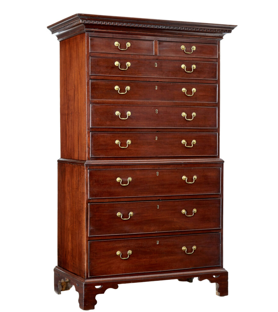 18th Century Georgian Mahogany Chest on Chest