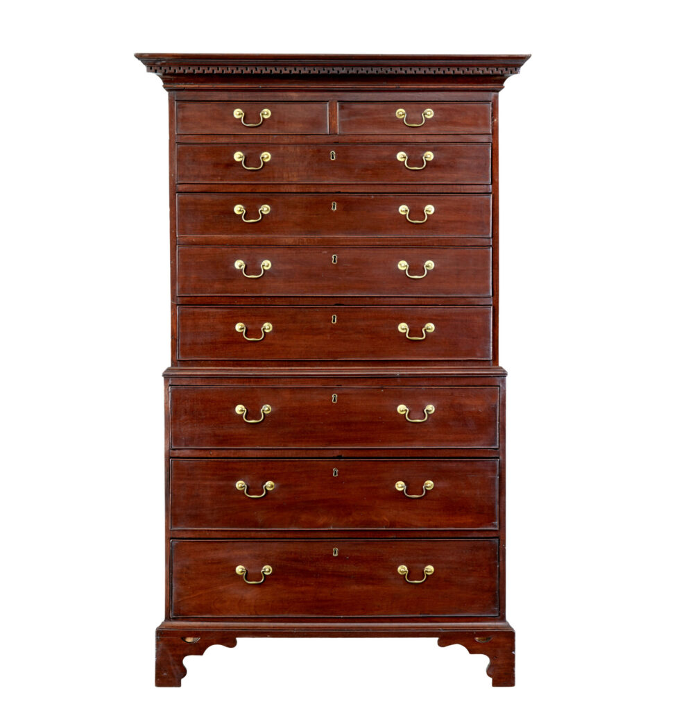 18th Century Georgian Mahogany Chest on Chest — image 8